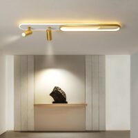 Plafonnier doré spot orientable et LED moderne et tendance OXO