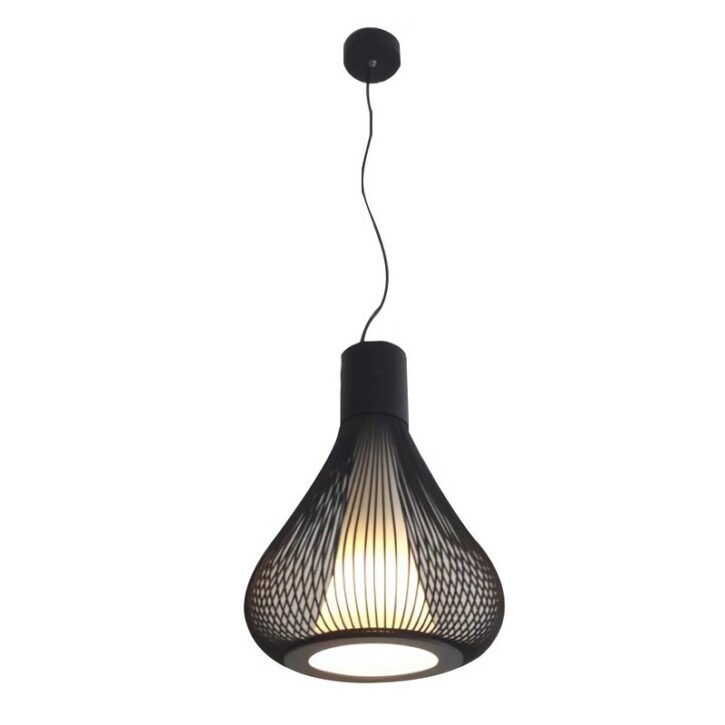 Plafonnier en métal suspendu design poire minimaliste AMOCS