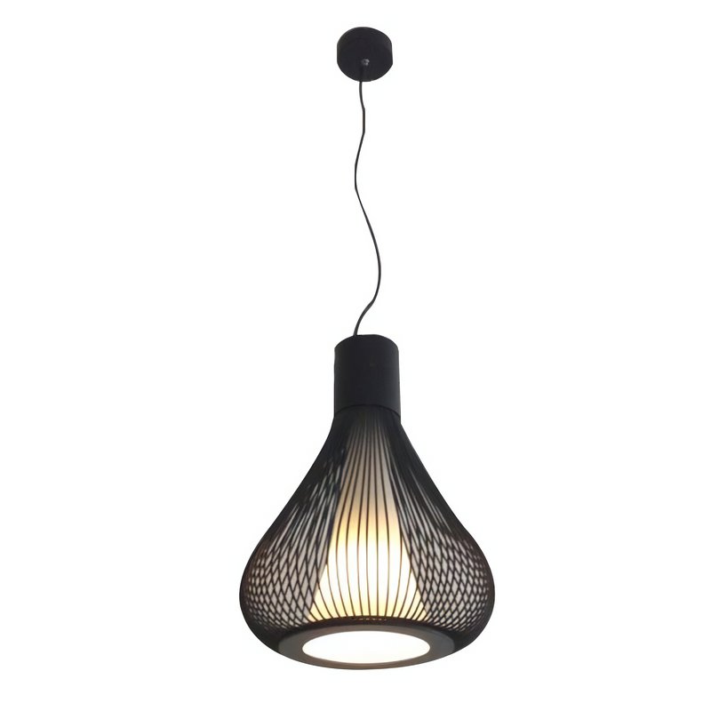 Plafonnier en métal suspendu design poire minimaliste AMOCS