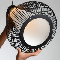 Plafonnier en métal suspendu design poire minimaliste AMOCS