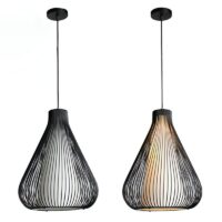 Plafonnier en métal suspendu design poire minimaliste AMOCS