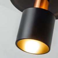 Plafonnier en métal suspendu moderne pour chambre SYILS
