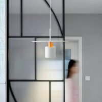 Plafonnier en métal suspendu moderne pour chambre SYILS