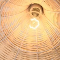 Plafonnier en osier suspendu cloche style naturel et chic MAOQ