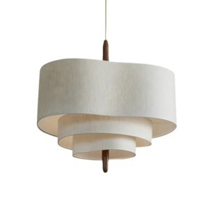 Plafonnier en tissu suspendu style rétro vintage MAXXO