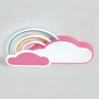 Plafonnier enfant LED nuage et arc en ciel pour chambre WAVIO