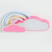 Plafonnier enfant LED nuage et arc en ciel pour chambre WAVIO