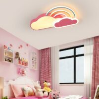 Plafonnier enfant LED nuage et arc en ciel pour chambre WAVIO