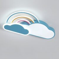 Plafonnier enfant LED nuage et arc en ciel pour chambre WAVIO