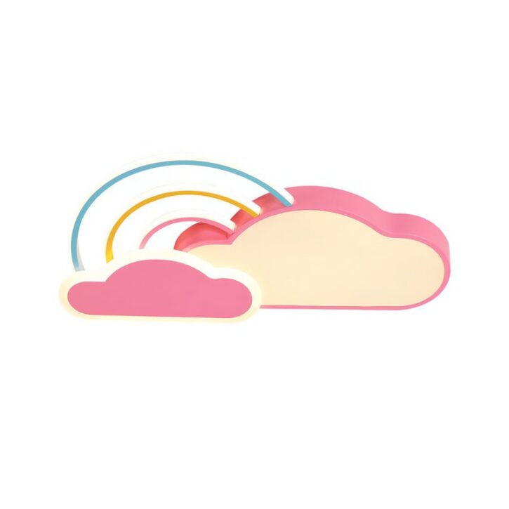 Plafonnier enfant LED nuage et arc en ciel pour chambre WAVIO