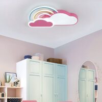 Plafonnier enfant LED nuage et arc en ciel pour chambre WAVIO