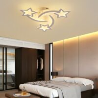Plafonnier étoile blanche en acrylique LED pour enfant STARS