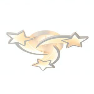 Plafonnier étoile blanche en acrylique LED pour enfant STARS
