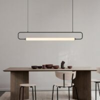 Plafonnier LED minimaliste et nordique en métal pour salon LIAOD