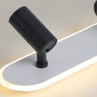 Plafonnier noir spot orientable et LED moderne et tendance OXO