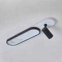 Plafonnier noir spot orientable et LED moderne et tendance OXO