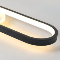 Plafonnier noir spot orientable et LED moderne et tendance OXO