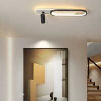 Plafonnier noir spot orientable et LED moderne et tendance OXO