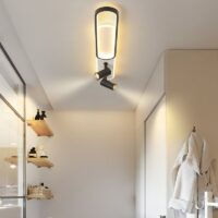 Plafonnier noir spot orientable et LED moderne et tendance OXO