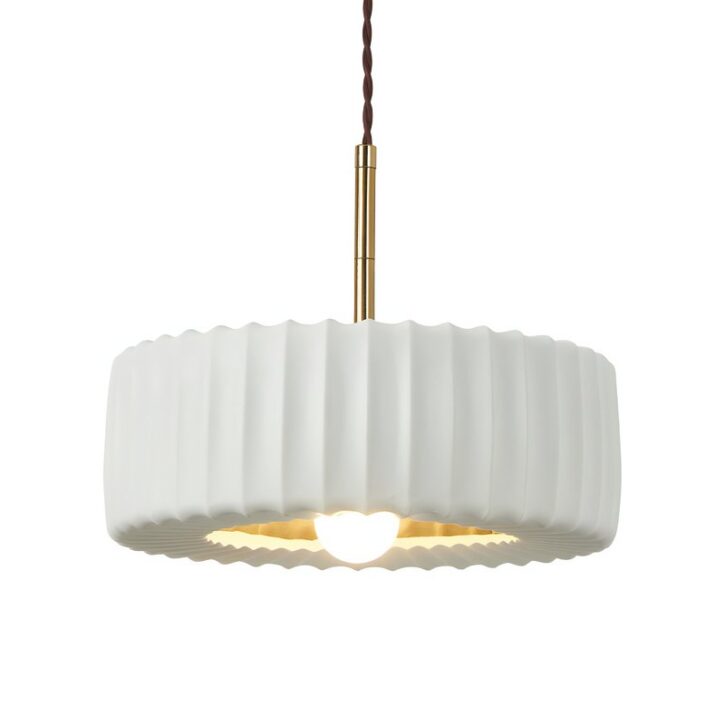 Plafonnier pour chambre blanche en résine style français MARIE LOUISE