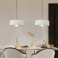 Plafonnier pour chambre blanche en résine style français MARIE LOUISE
