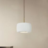 Plafonnier pour chambre blanche en résine style français MARIE LOUISE
