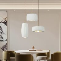 Plafonnier pour chambre blanche en résine style français MARIE LOUISE