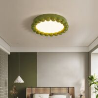 Plafonnier pour chambre rond style nordique minimaliste KARLW