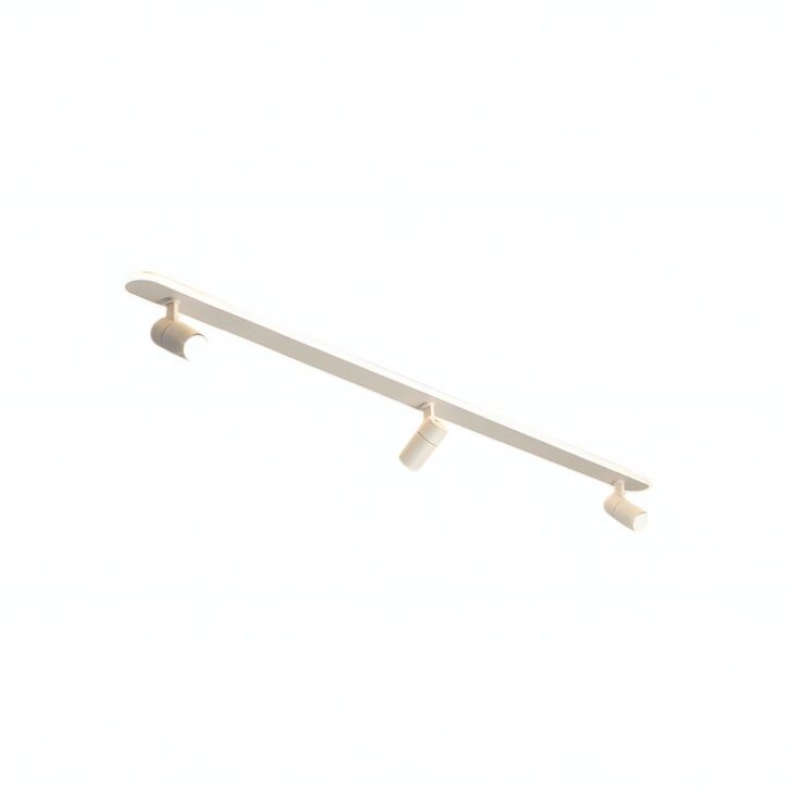 Plafonnier projecteur long blanc LED orientable SEBOP