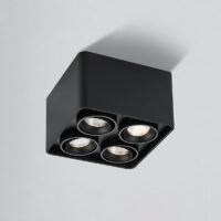 Plafonnier spot LED orientable carré minimaliste ADOCQ