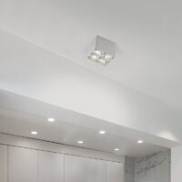 Plafonnier spot LED orientable carré minimaliste ADOCQ