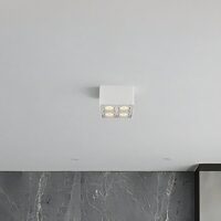 Plafonnier spot LED orientable carré minimaliste ADOCQ