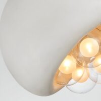 Suspension plafonnier Wabi-sabi méduse abstraite ILIOT