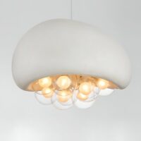 Suspension plafonnier Wabi-sabi méduse abstraite ILIOT